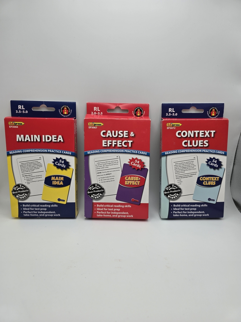 Edupress Reading Comprehension Cards